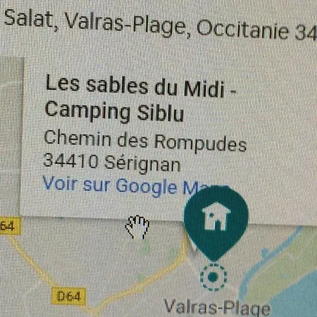 캠프장 Le Sable Du Midi *